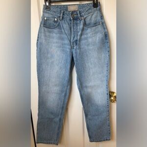 Everlane Women's Curvy 90's Cheeky Straight Blue Jeans Size 26